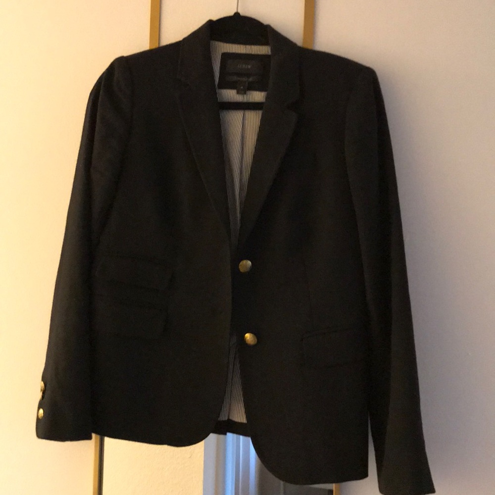 Jcrew schoolboy blazer black 4